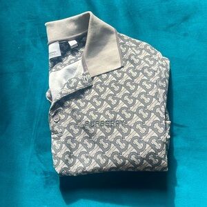Men’s Burberry TB Monogram Polo